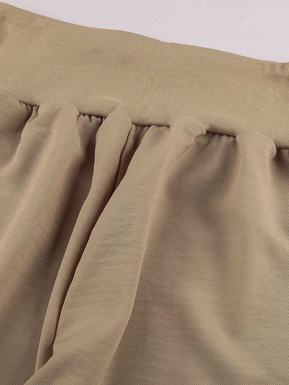 Khaki Harem Style Jogger Pants