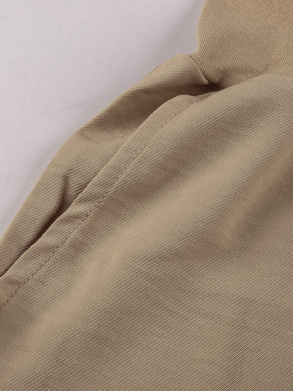 Khaki Pocketed Casual Joggers