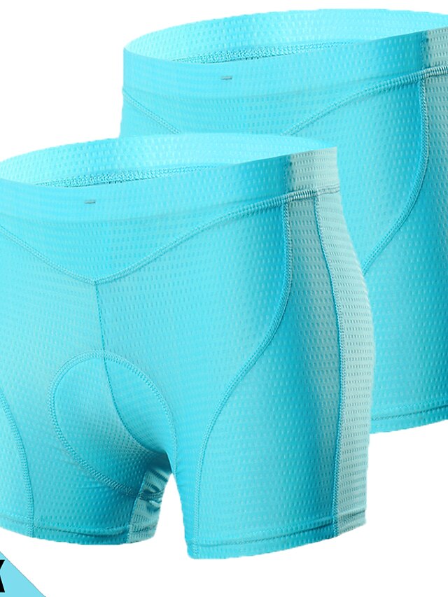 Arsuxeo Women's Cycling Under Shorts Cycling Padded Shorts Bike Underwear Shorts Padded Shorts Chamois Bottoms Sports Spandex Purple Fuchsia Blue Mountain Bike MTB Road Bike Cycling Clothing - LuckyFash™