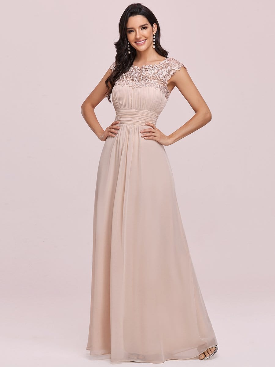 Lacey Chiffon Evening Party Gowns - Top Sellers