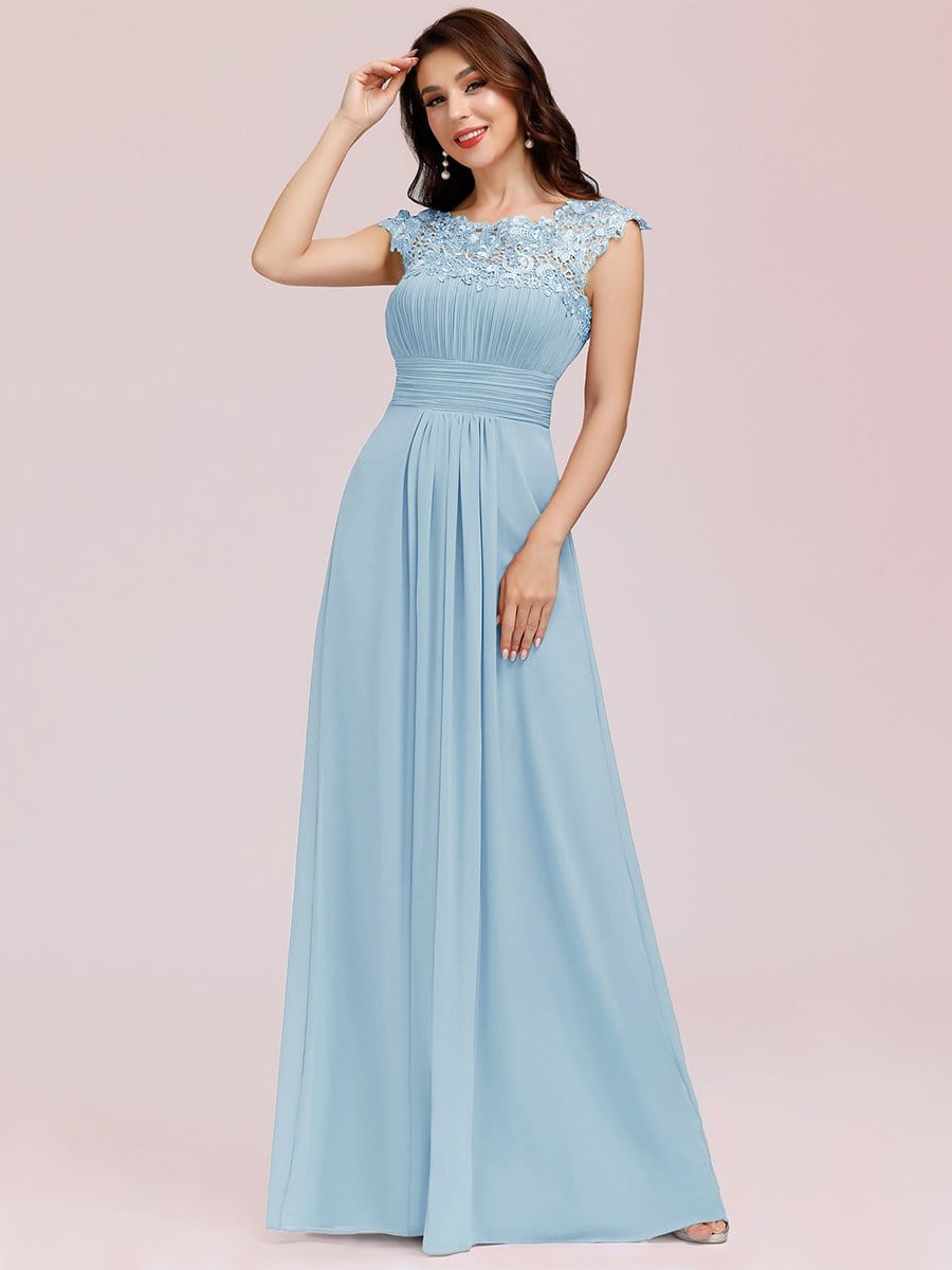 Lacey Chiffon Evening Party Gowns - Top Sellers