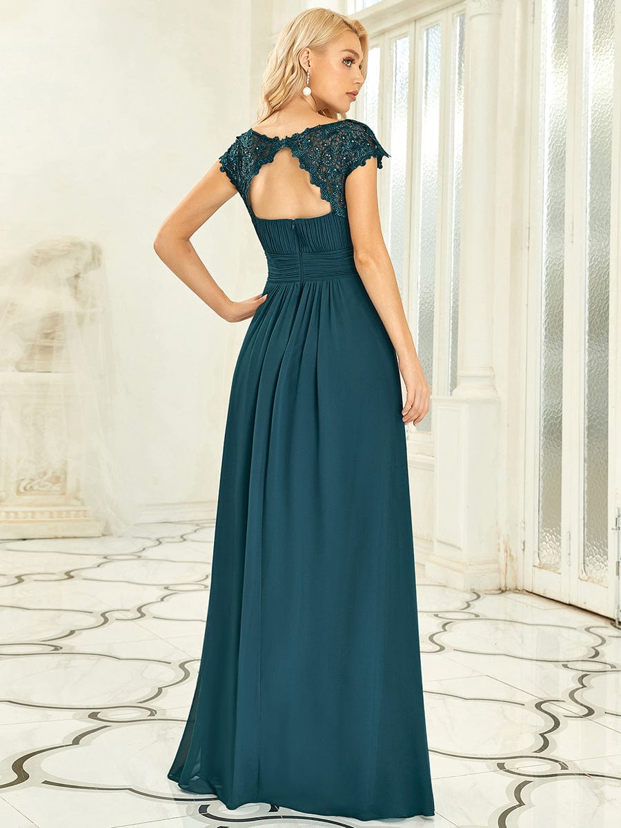Lacey Chiffon Evening Party Gowns - Top Sellers