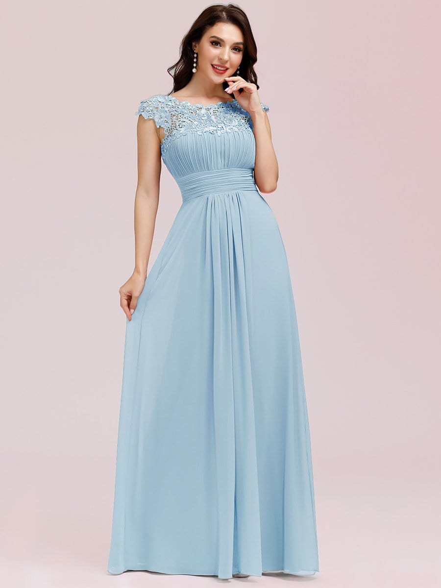 Lacey Chiffon Evening Party Gowns - Top Sellers