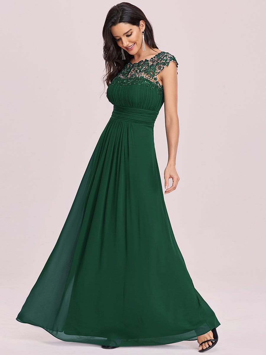 Lacey Chiffon Evening Party Gowns - Top Sellers