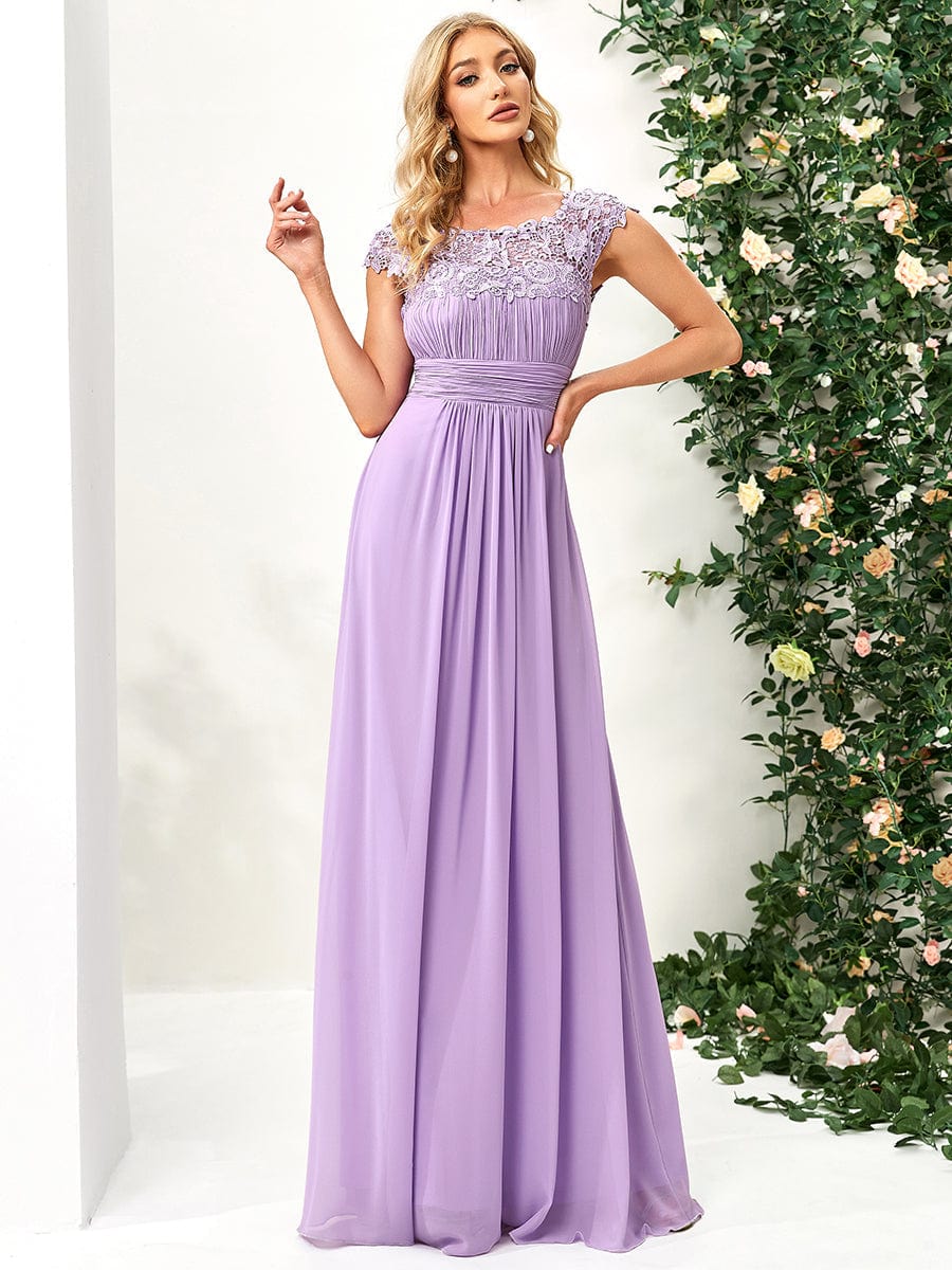 Lacey Chiffon Evening Party Gowns - Top Sellers