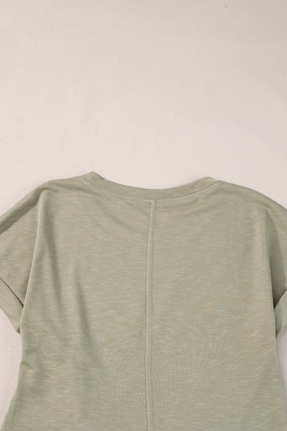 Laurel Green Twist Sleeve Mini T-Shirt Dress