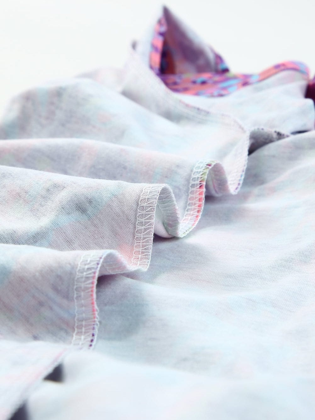 Lavender Blossom Cold Shoulder Floral Blouse