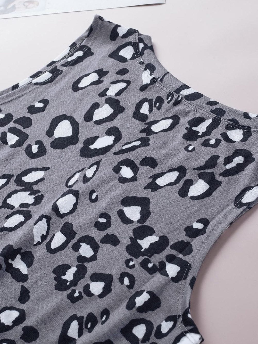 Leopard Lover's Essential Sleeveless Green Tank Top