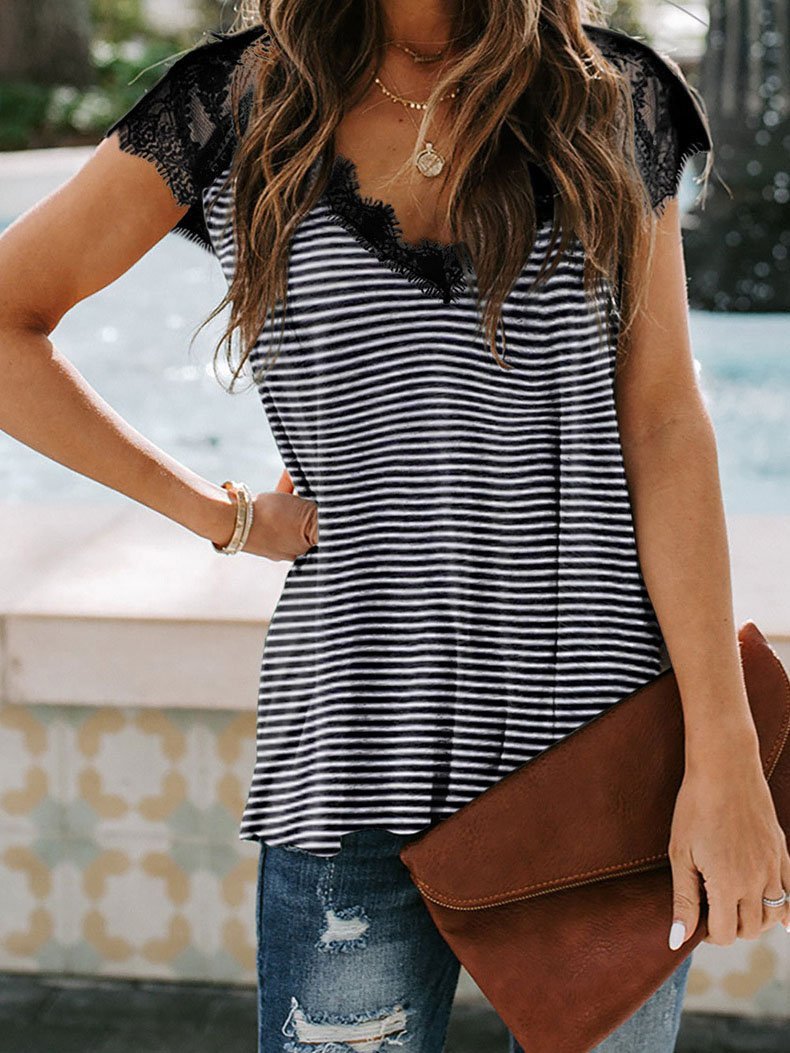 Tank Tops - Loose Leopard Print V-neck Sleeveless Tank Top - MsDressly