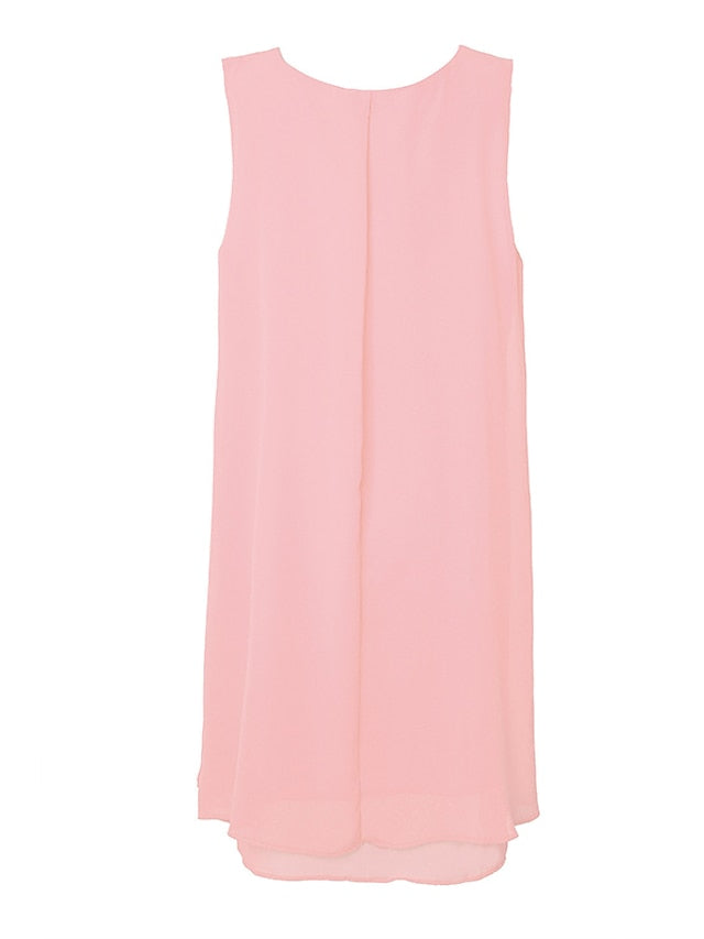Women's Dress - Dress Set Two Piece Dress Church Dress Midi Dress Light Pink Black Wine Long Sleeve Pure Color Chiffon Summer Spring Crew Neck Stylish Winter Dress Fall Dress 2023 XL XXL 3XL 4XL 5XL