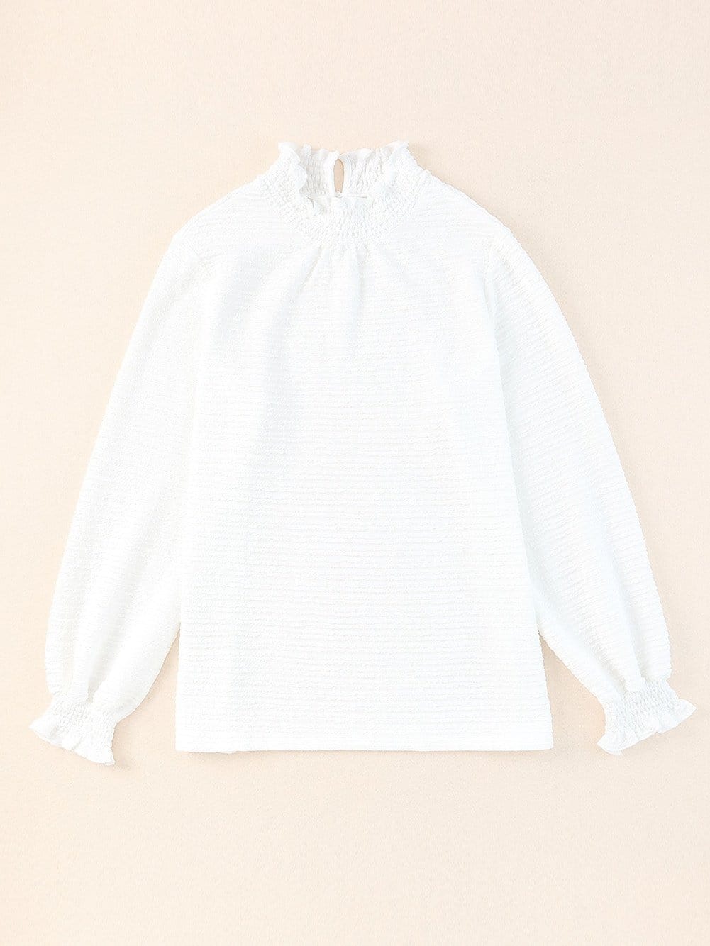 Turtleneck Solid Pullover Long Sleeve Sweater