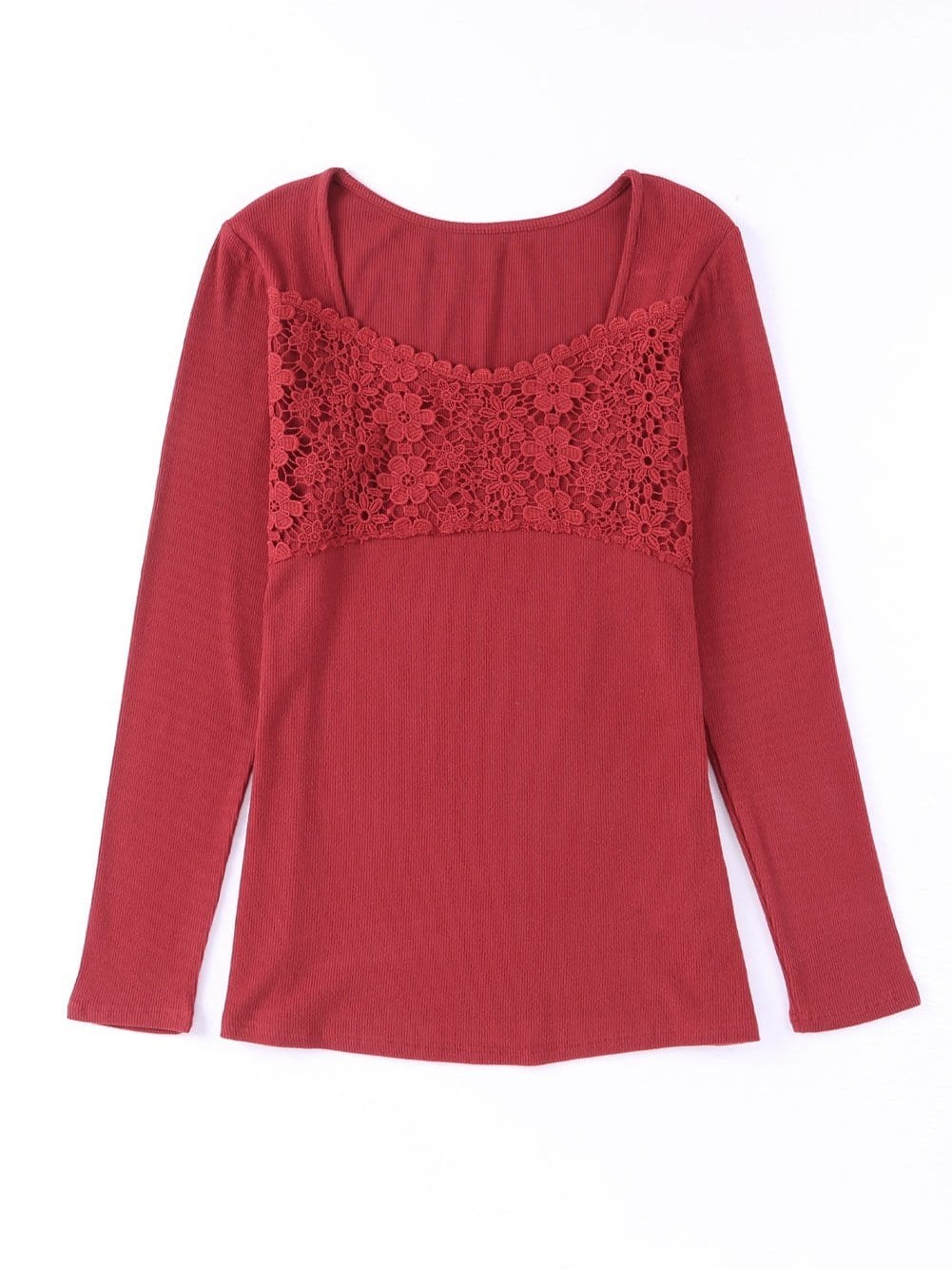 V-Neck Printed Casual Blouse with Long Sleeves