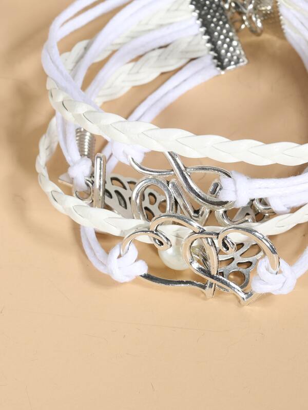 Heart Letter Layered Bracelet - LuckyFash™