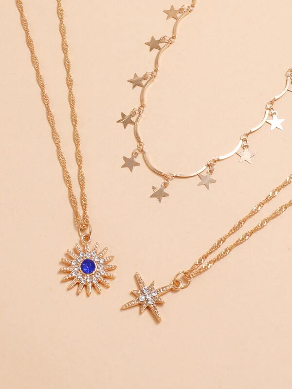 3pcs Star Decor Necklace - LuckyFash™