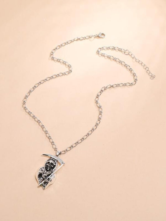 Metal Skull Pendant Necklace - LuckyFash™