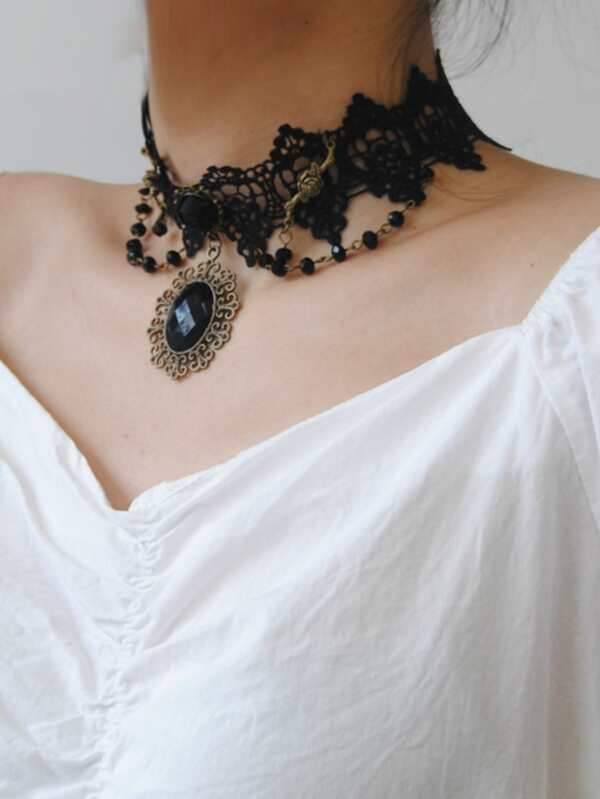 Gemstone Decor Necklace - LuckyFash™