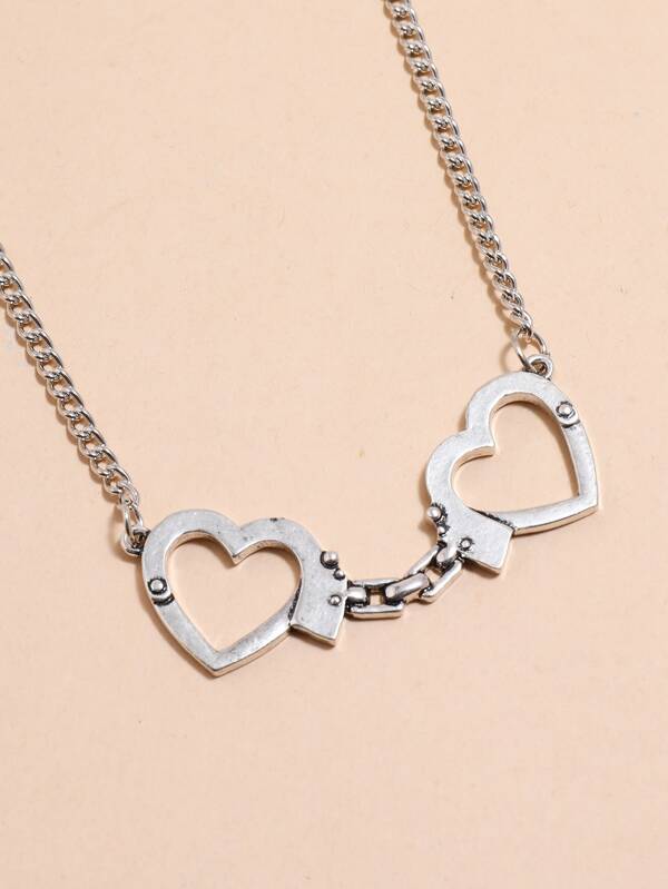 Heart Shaped Handcuffs Decor Necklace - LuckyFash™