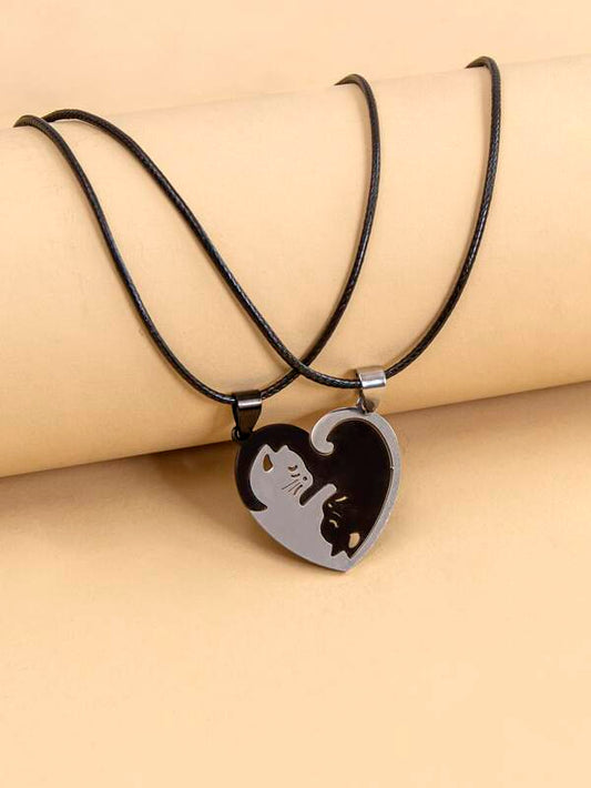 2pcs Cat Charm Necklace - LuckyFash™