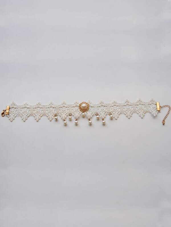 Faux Pearl Decor Necklace - LuckyFash™