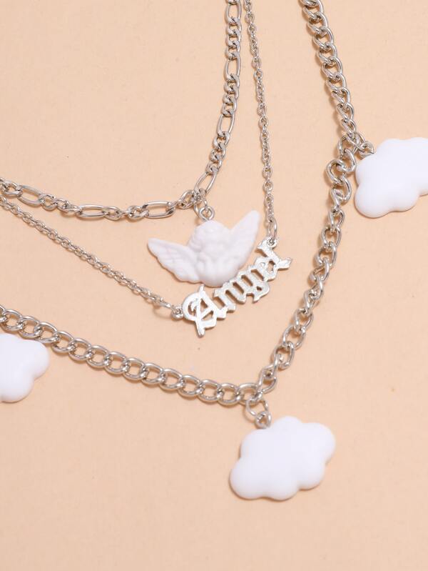 Angel Charm Layered Necklace - LuckyFash™