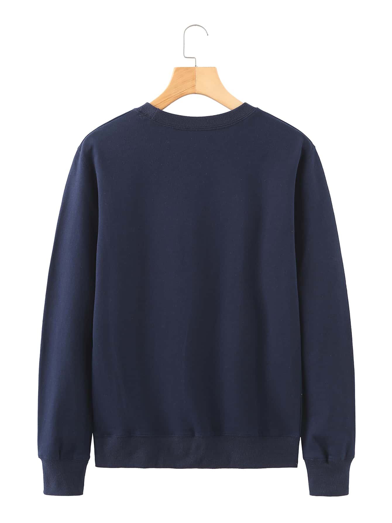 Leopard Heart Print Drop Shoulder Sweatshirt - LuckyFash™