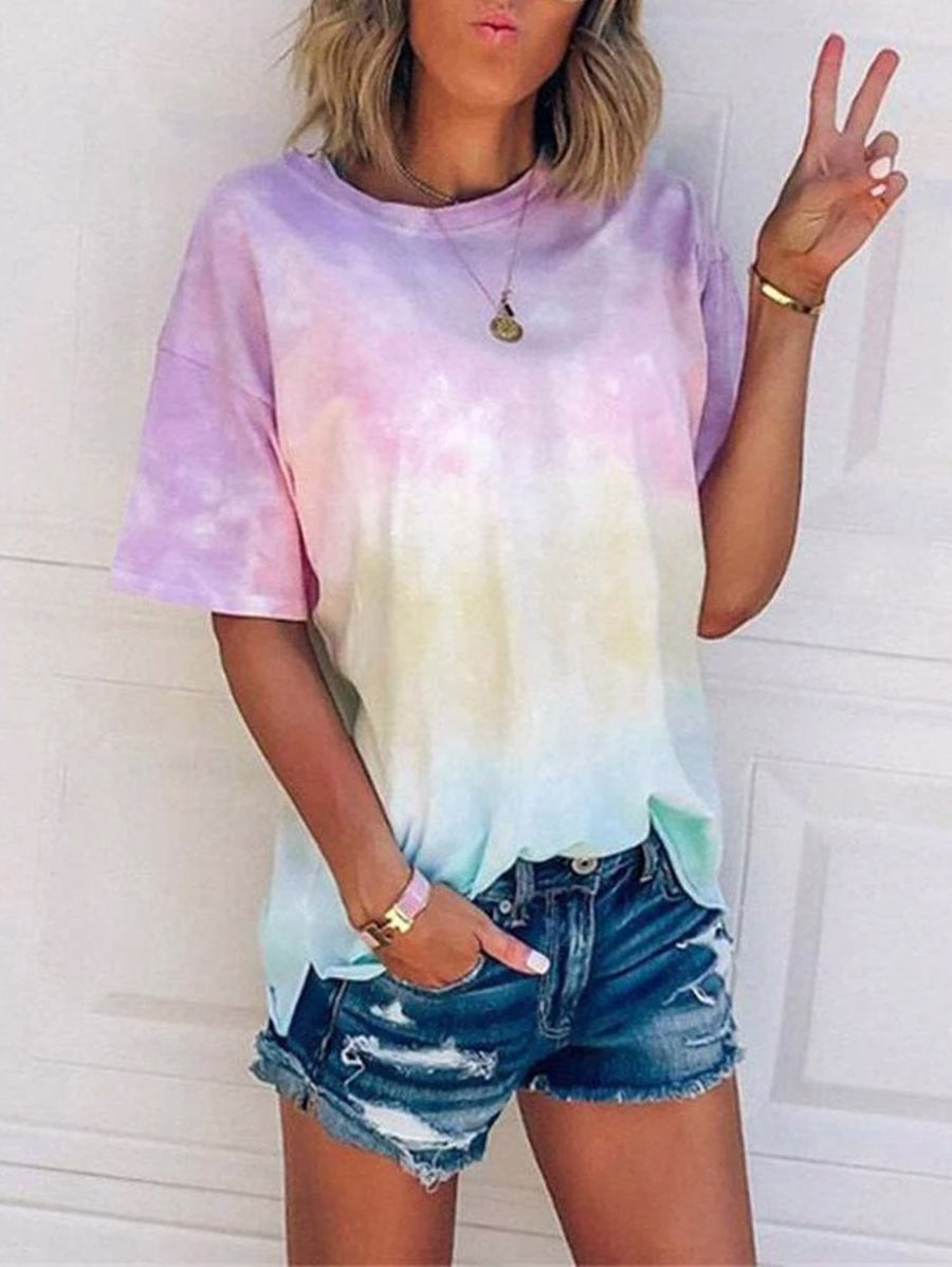 Gradient Tie Dye Classic T-Shirt - LuckyFash™