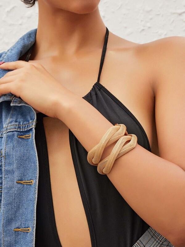 1pc Multi-layered Metal Mesh Bracelet - LuckyFash™