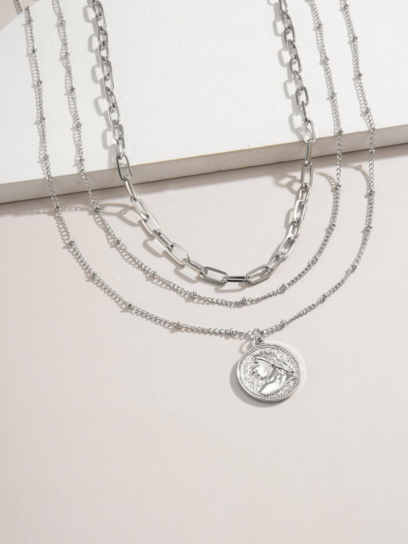 3pcs Coin Charm Necklace - LuckyFash™
