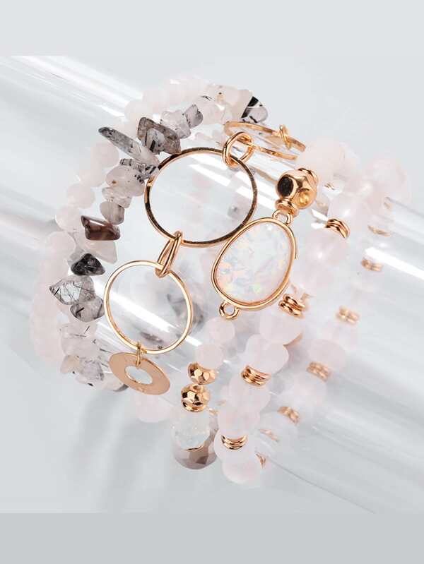 5pcs Geometric Crystal Bracelet - LuckyFash™