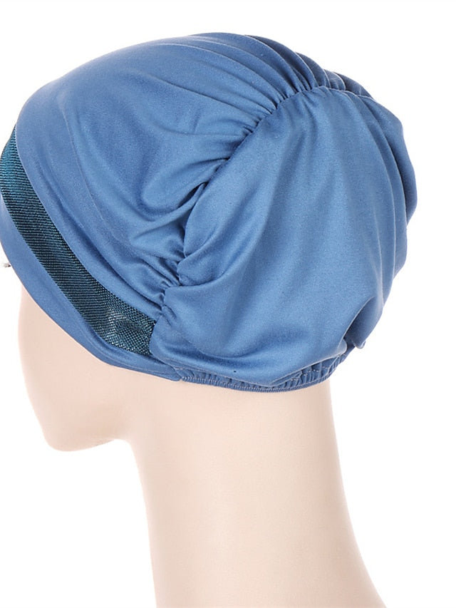 Soft Stretchy Under Scarf Cap for Women Soild Color Inner Hijab Bonnet Muslim Under Hijab Turban Hat for Women - LuckyFash™