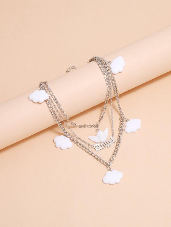 Angel Charm Layered Necklace - LuckyFash™