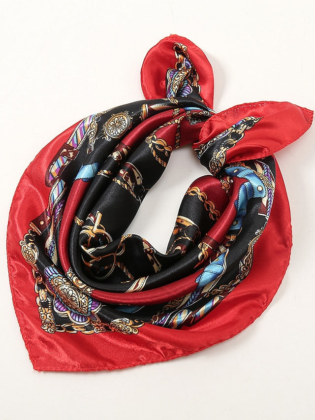 Women's Neckerchief Gift Daily Holiday Tie Dye Polyester Bohemia Decoration Casual 1 PC - LuckyFash™