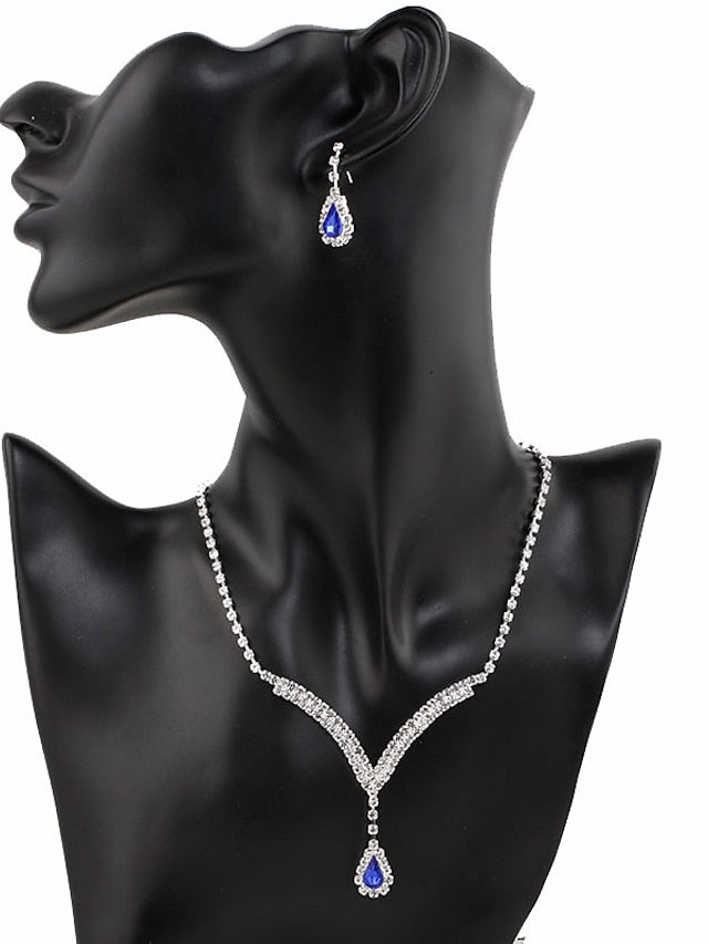 necklace Chic & Modern Party Pure Color Jewelry Sets / Wedding / White / Red / Blue / Fall for Women - LuckyFash™
