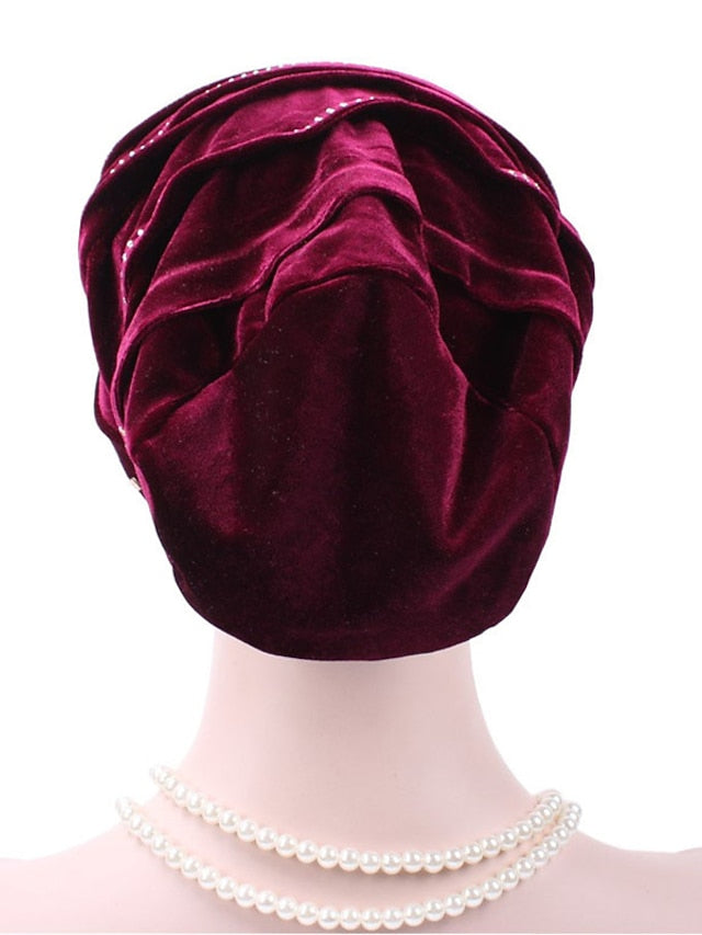 Solid Color Inner Hijabs Muslim Turban Caps For Women With Drill Ethnic Islamic Wrap Head Turbante Ready To Wear Hijab Bonnet - LuckyFash™