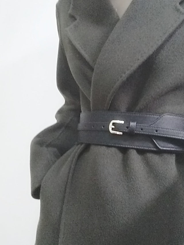 Women's Wide Belt Party Wedding Street Daily Black Red Belt Pure Color Brown Fall Winter Spring Summer - LuckyFash™