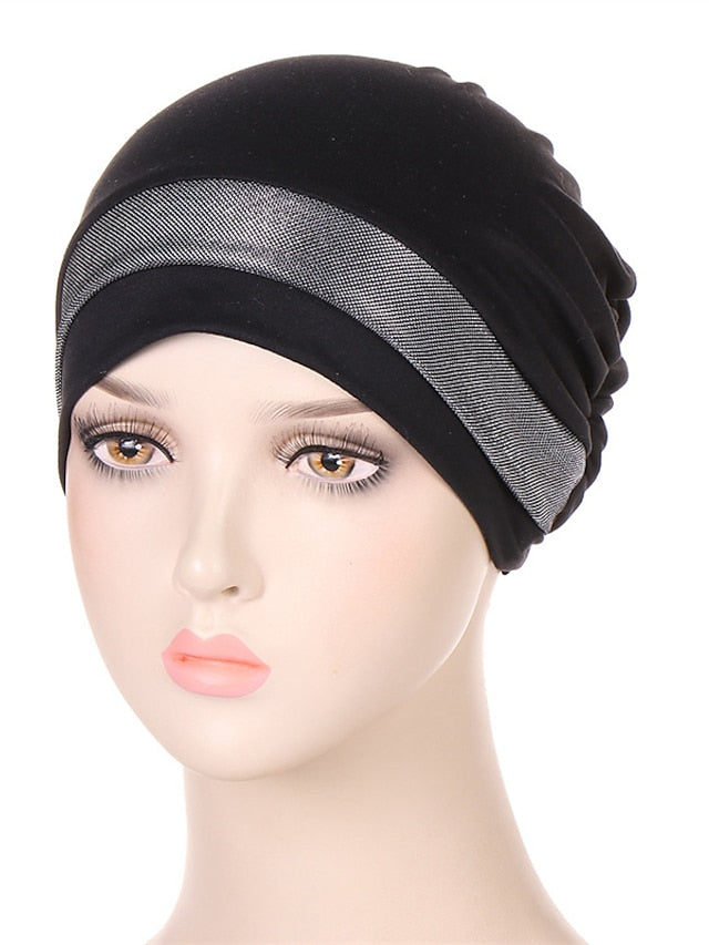 Soft Stretchy Under Scarf Cap for Women Soild Color Inner Hijab Bonnet Muslim Under Hijab Turban Hat for Women - LuckyFash™