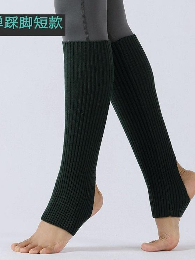 Women's Kid's Leg Warmers Boot Cuffs Home Daily Solid Color Acrylic Fibers Basic Classic Warm 1 Pair - LuckyFash™