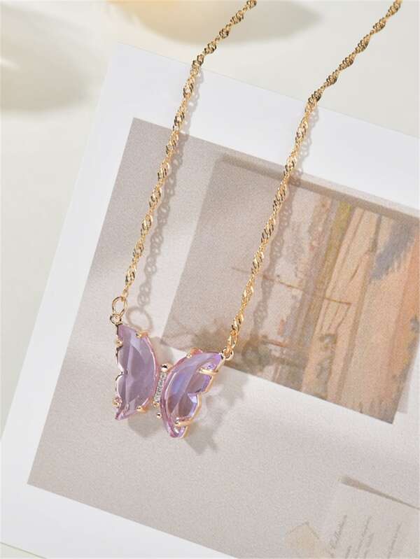 Butterfly Decor Necklace - LuckyFash™