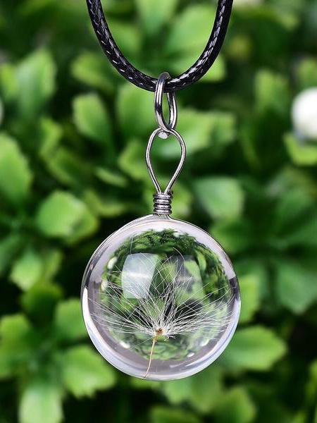 Casual Dandelion Diameter Crystal Necklace - LuckyFash™