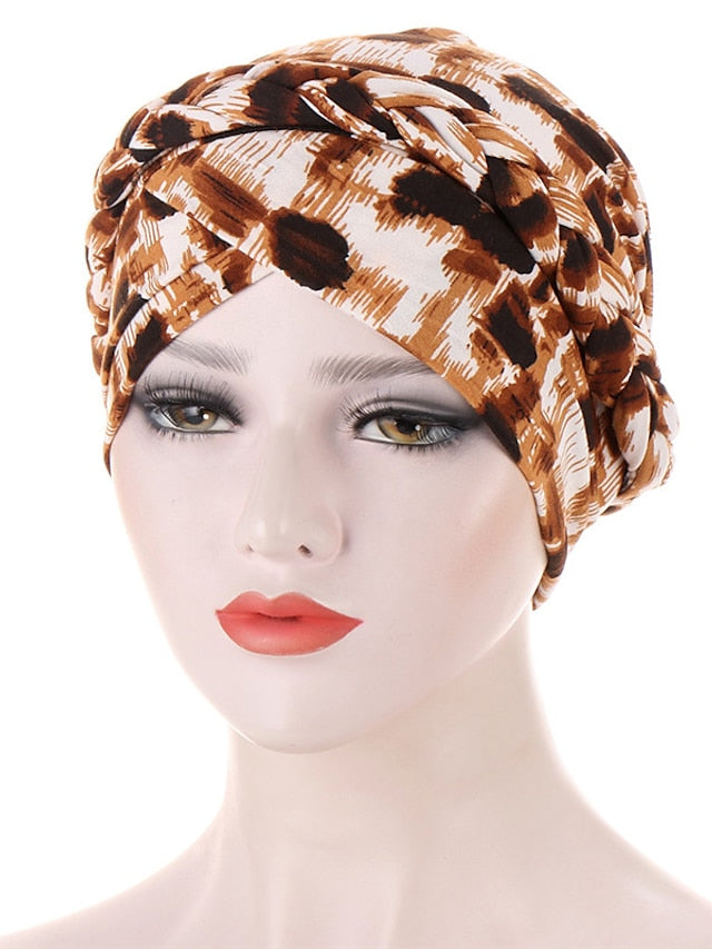 Cotton Print Muslim Turban Scarf For Women Islamic Inner Hijab Caps Arab Wrap Head Scarves Femme Musulman Turbante Mujer - LuckyFash™