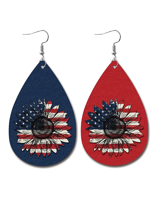 Women's Earrings Fashion Outdoor National Flag Earring - LuckyFash™