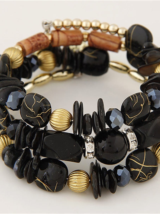 Women's Bracelets Vintage Outdoor Geometry Bracelets & Bangles / Spring / Summer / Fall / Winter / Black - LuckyFash™
