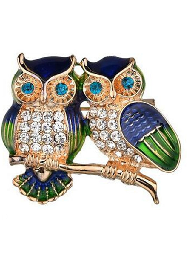 Men's Women's AAA Cubic Zirconia Brooches Animals Stylish Brooch Jewelry Gold For Daily Holiday - LuckyFash™