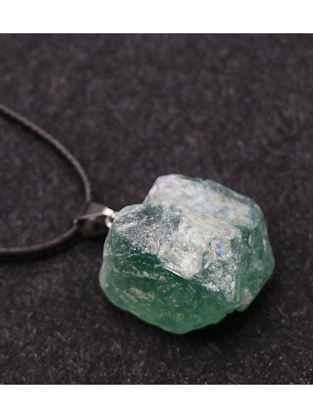 2023 Europe And The United States New Original Stone Pendant Multi-Color Agate Stone Necklace - LuckyFash™