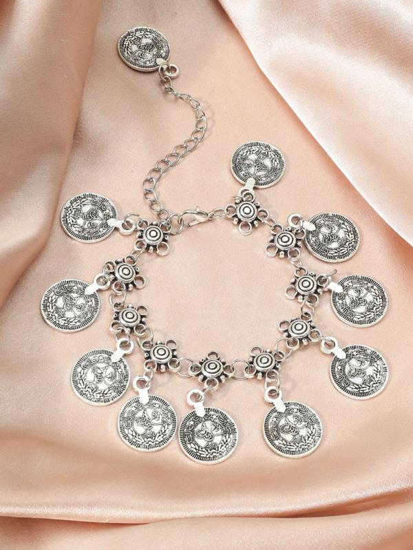 Coin Decor Chain Bracelet - LuckyFash™