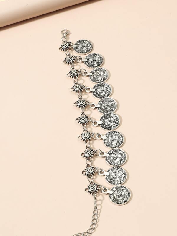Coin Decor Chain Bracelet - LuckyFash™