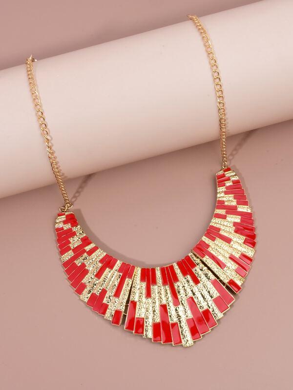 Color Block Metal Necklace - LuckyFash™