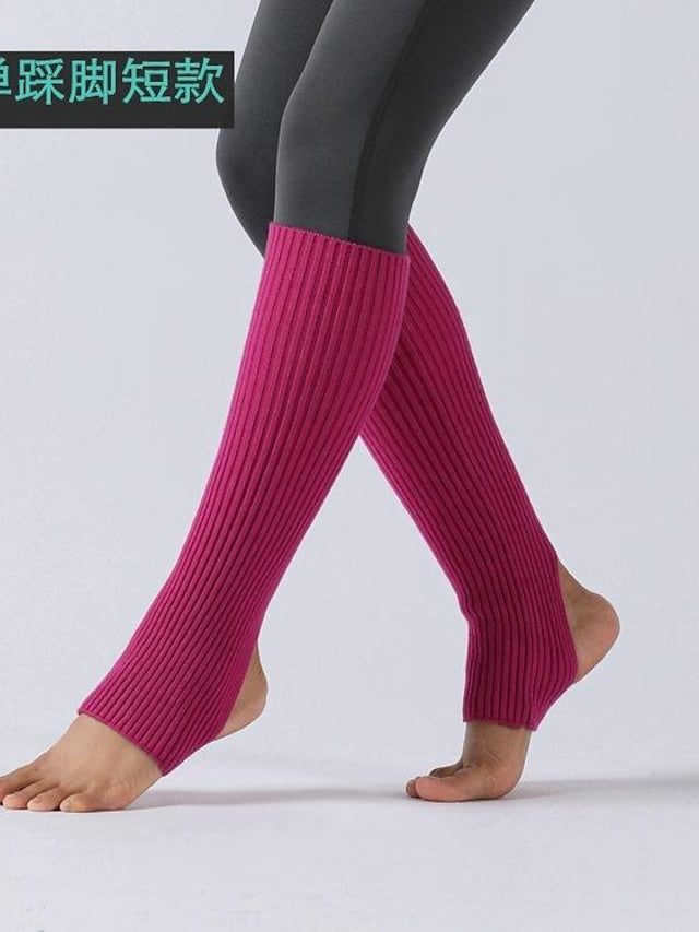 Women's Kid's Leg Warmers Boot Cuffs Home Daily Solid Color Acrylic Fibers Basic Classic Warm 1 Pair - LuckyFash™