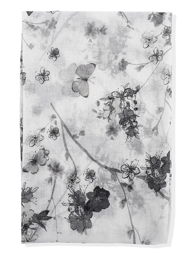 New Women Spring Summer Fashion Voile Scarf Long Shawl Beach Headband Bandanna Wrap Muffler Soft Hijab - LuckyFash™