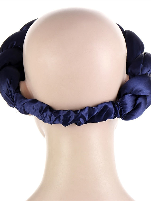 Latest Exaggerated Big Satin Twist Braid Headband African Accessories Women Fashion Turbans Ladies Head Wraps - LuckyFash™